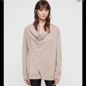 All Saints Drina Drape Jacket
